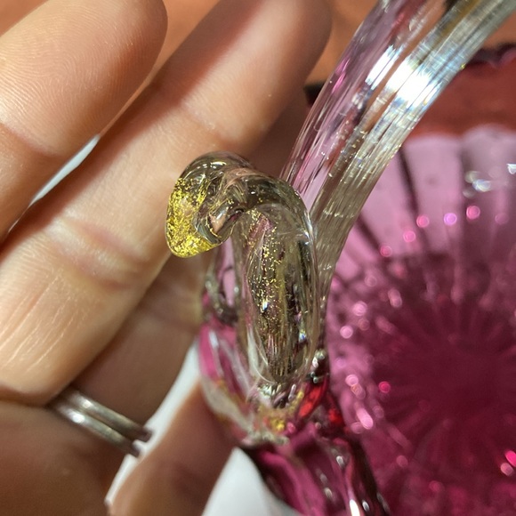 MURANO ART GLASS BASKET-1950’s - Picture 11 of 17